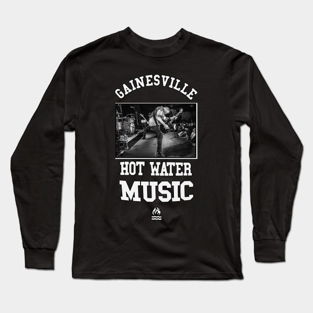 Hot Water Music Long Sleeve T-Shirt by ProjectDogStudio